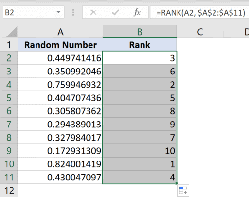 Unique random numbers without duplicates