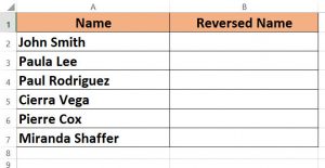 How to Reverse a Text String in Excel (Using Formula & VBA)