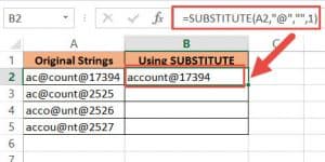 How to Remove a Specific Character from a String in Excel