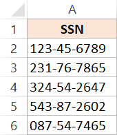 SSN-Dataset-to-remove-dash-in-Excel