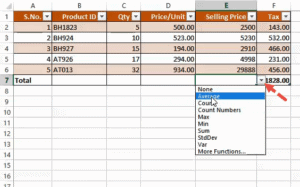 How to Add a Total Row in Excel Table (Step-by-Step)