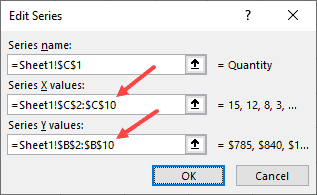 Swap the X-axis and Y-axis range