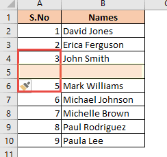 formula works even when new row is added