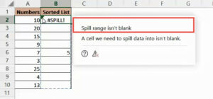 SPILL Error in Excel - How to Fix?