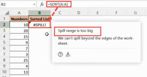 SPILL Error in Excel - How to Fix?