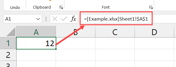 External link to a cell