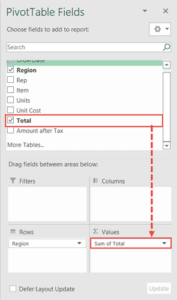 How to Add Calculated Field to Pivot Table?