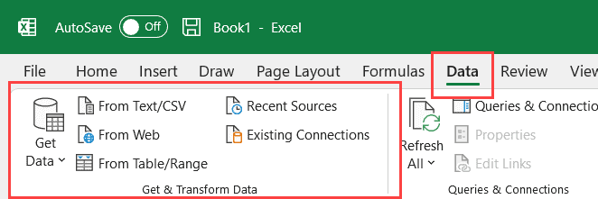 Get and Transform in Excel