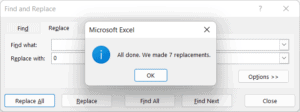 Fill Blank Cells with 0 in Excel (3 Easy Ways)