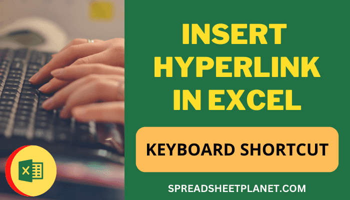 Insert Hyperlink In Excel Shortcut 