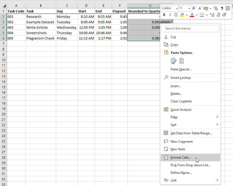 Round Time to Nearest Quarter Hour in Excel 4 Easy Ways!