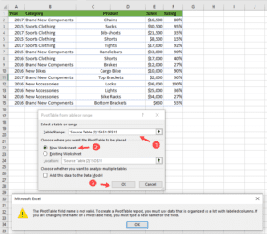 Pivot Table Field Name is Not Valid - 5 Ways to Fix It!