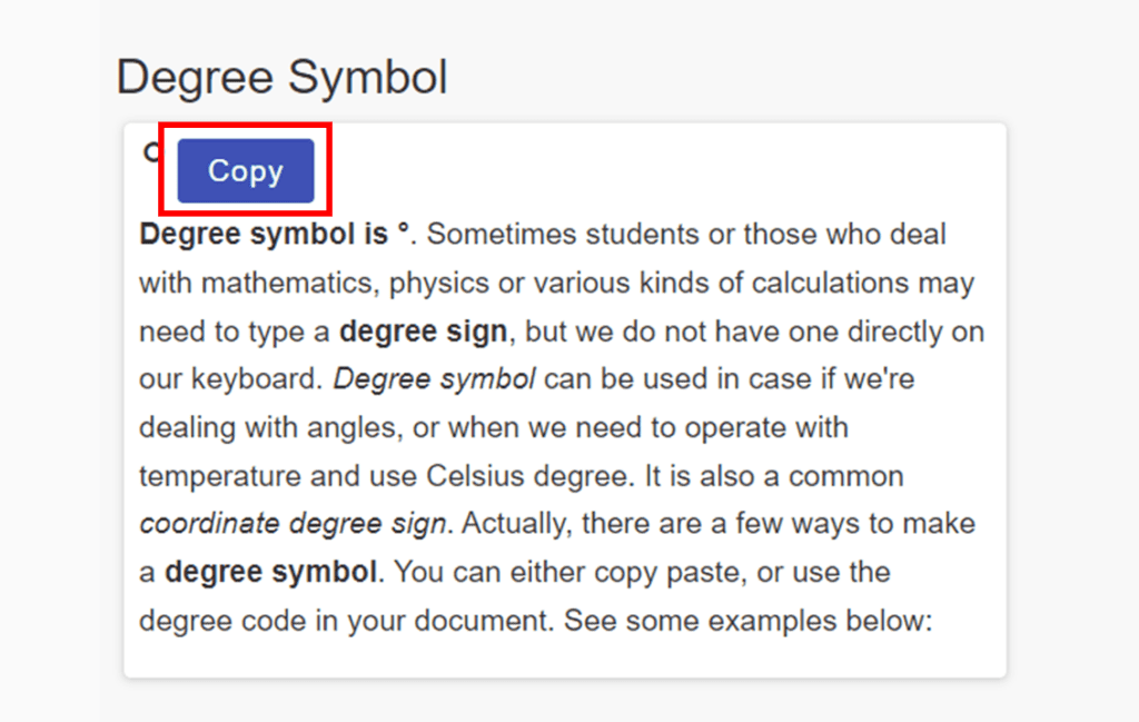 How to Insert Degree (°) Symbol in Excel? 5 Easy Ways!