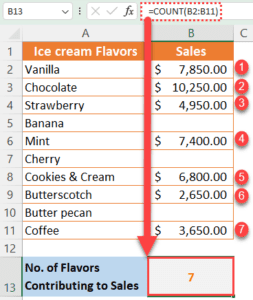 Count Cells that are Not Blank in Excel (7 Easy Formulas)
