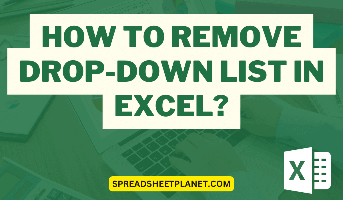 How To Remove Drop Down List In Excel Pivot Table - Printable Timeline ...