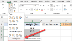 How to Convert KG to lbs (Pound) in Excel? 3 Easy Ways!
