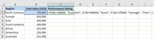 Multiple If Statements in Excel (Nested IFs, AND/OR) with Examples