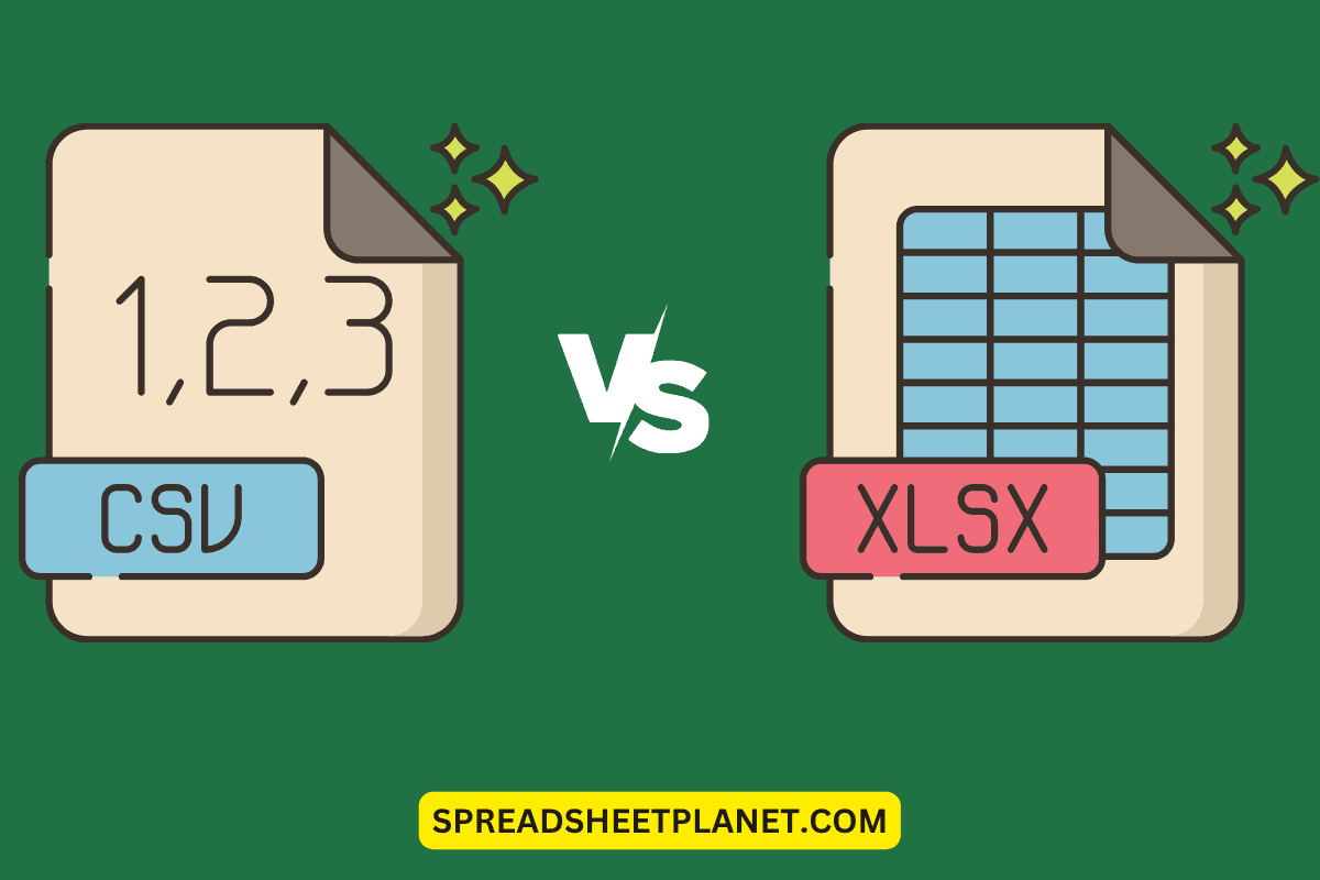 CSV vs. XLSX Files - What's the Difference