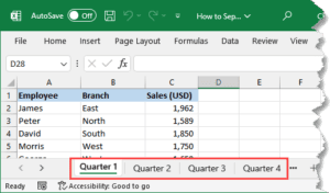 Separate Excel Sheets Into Separate Files (5 Easy Ways)