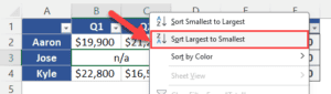 Center Across Selection in Excel