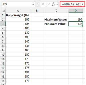 How to Calculate Class Width in Excel