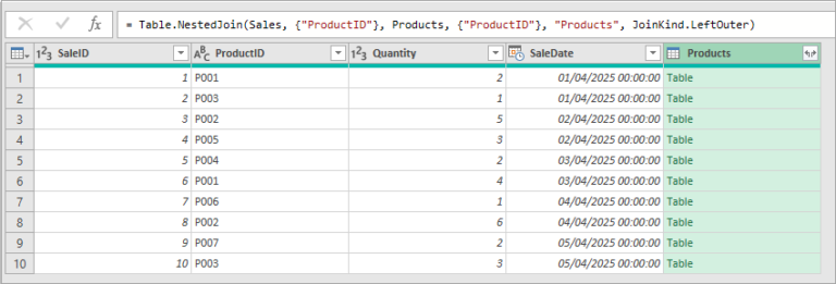 Power Query Table Lookup VLOOKUP in Power Query