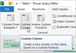 Find Maximum Value in a Column in Power Query