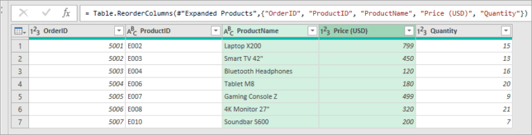 How to Merge Queries in Power Query