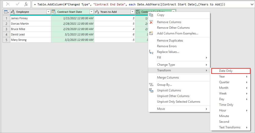 Click on the date only option.