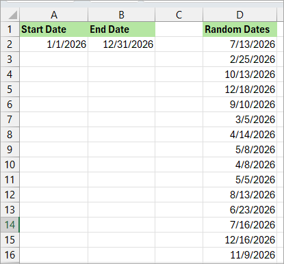 Apply the date format to the serial numbers.