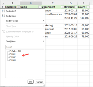 Excel Filter Not Working – How to Fix?