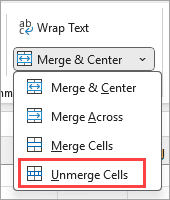 And merge the cells to make the filter work in Excel.