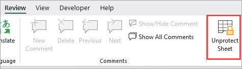 Click on Product Sheet in Excel.