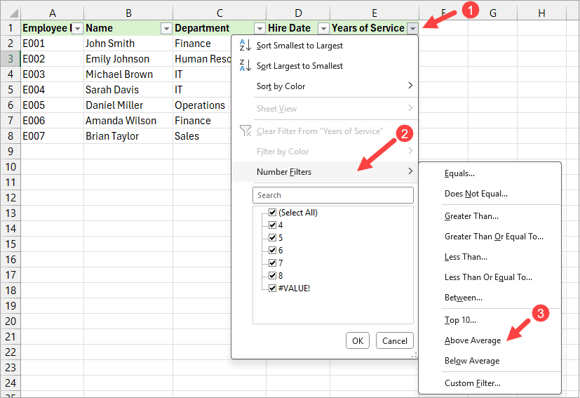 Filter doesn't work.