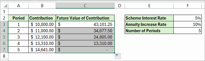 02 payment for the second year formula