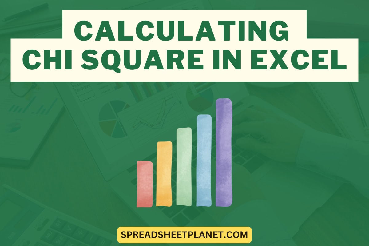Calculate CHI-SQUARE in Excel