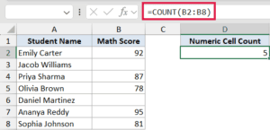 COUNT Function in Excel (4 Easy Examples)