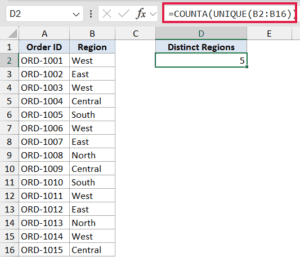 COUNTA Function in Excel (5 Easy Examples)