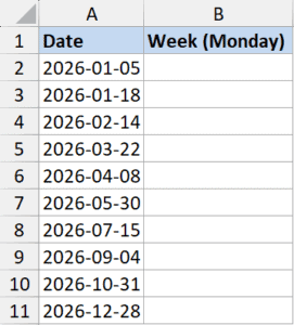 How to Use WEEKNUM Function in Excel (6 Easy Examples)
