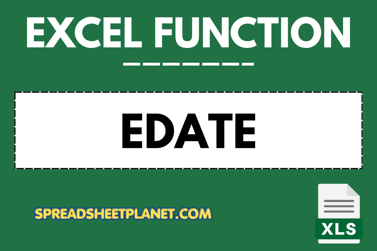 How to Use EDATE Function in Excel (5 Easy Examples)