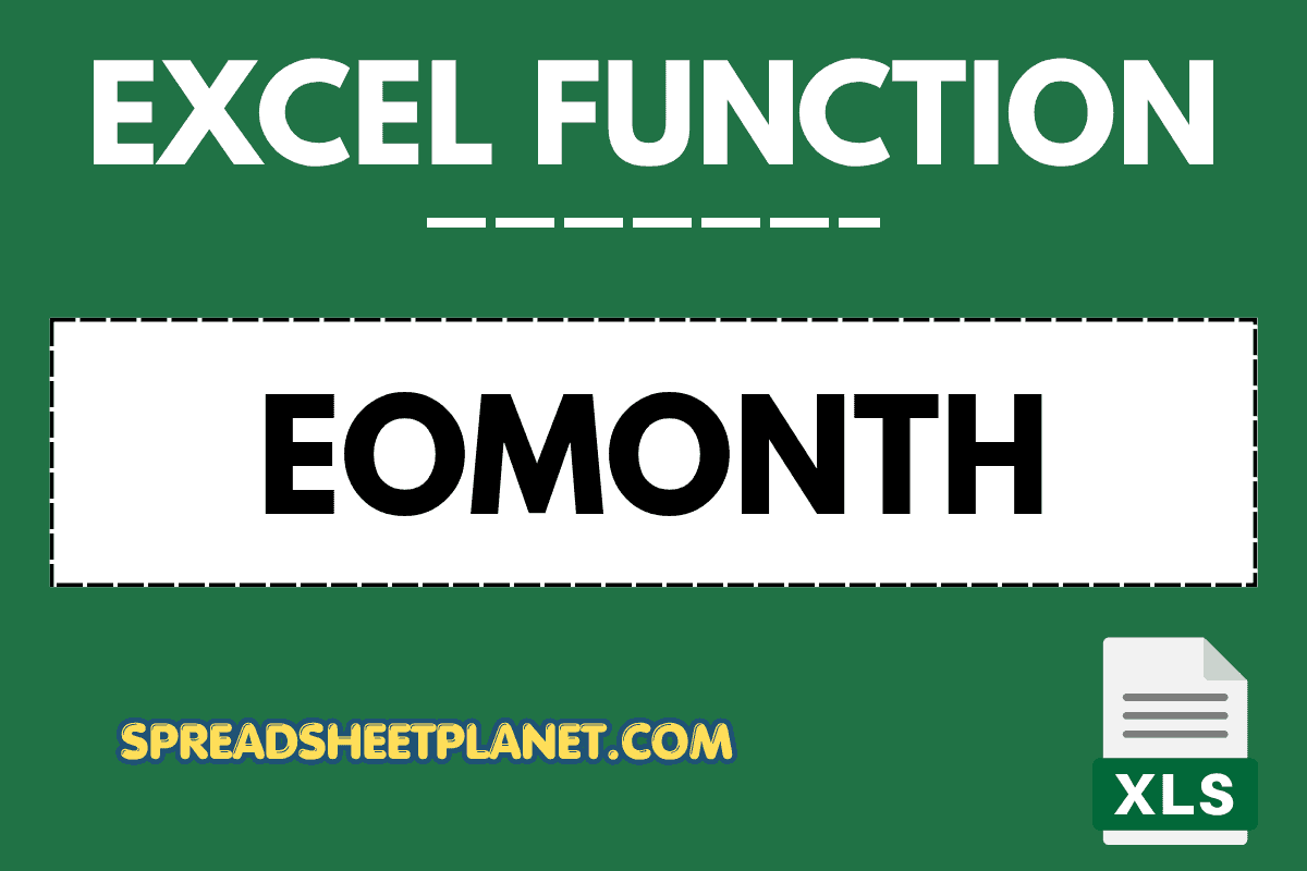 How to Use EOMONTH Function in Excel (7 Easy Examples)