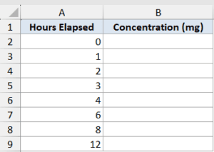 EXP Function in Excel (5 Easy Examples)