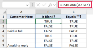 ISBLANK Function in Excel (5 Easy Examples)