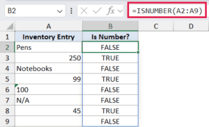 ISNUMBER Function in Excel (5 Easy Examples)