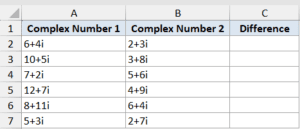 IMSUB Function in Excel (5 Easy Examples)