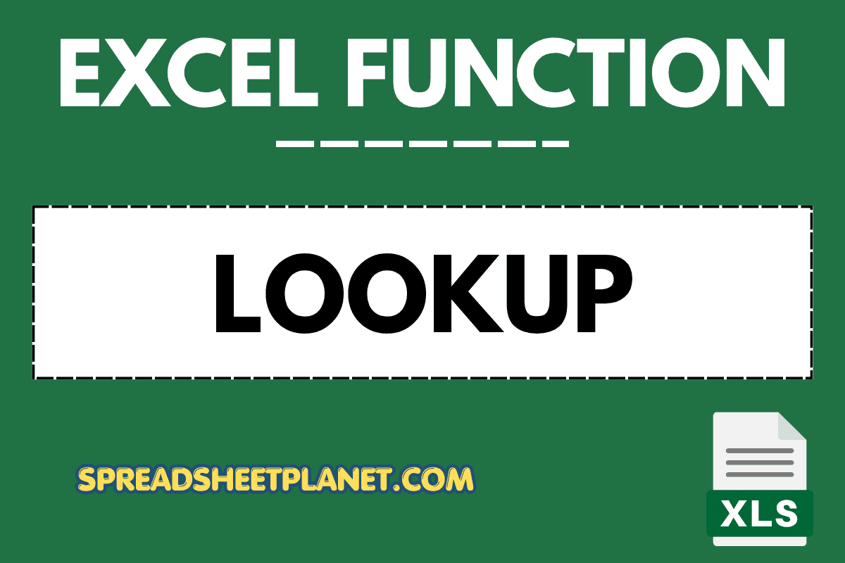 LOOKUP Function in Excel (6 Easy Examples)