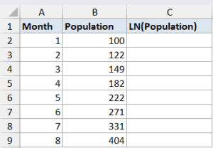LN Function in Excel (6 Easy Examples)