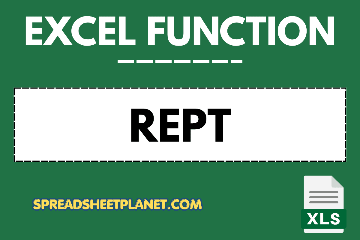 REPT Function in Excel (5 Easy Examples)