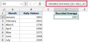 ROUND Function in Excel (6 Easy Examples)