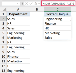 Unique Excel Format UNIQUE Function in Excel (5 Easy Examples)